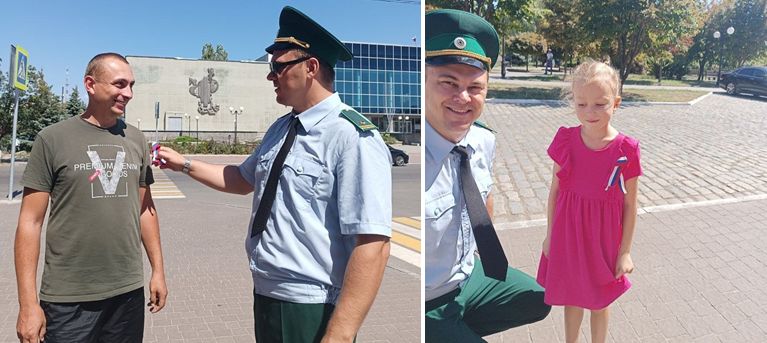 В Запорожской области сотрудники Росприроднадзора провели мероприятие, посвященное Дню государственного флага Российской Федерации