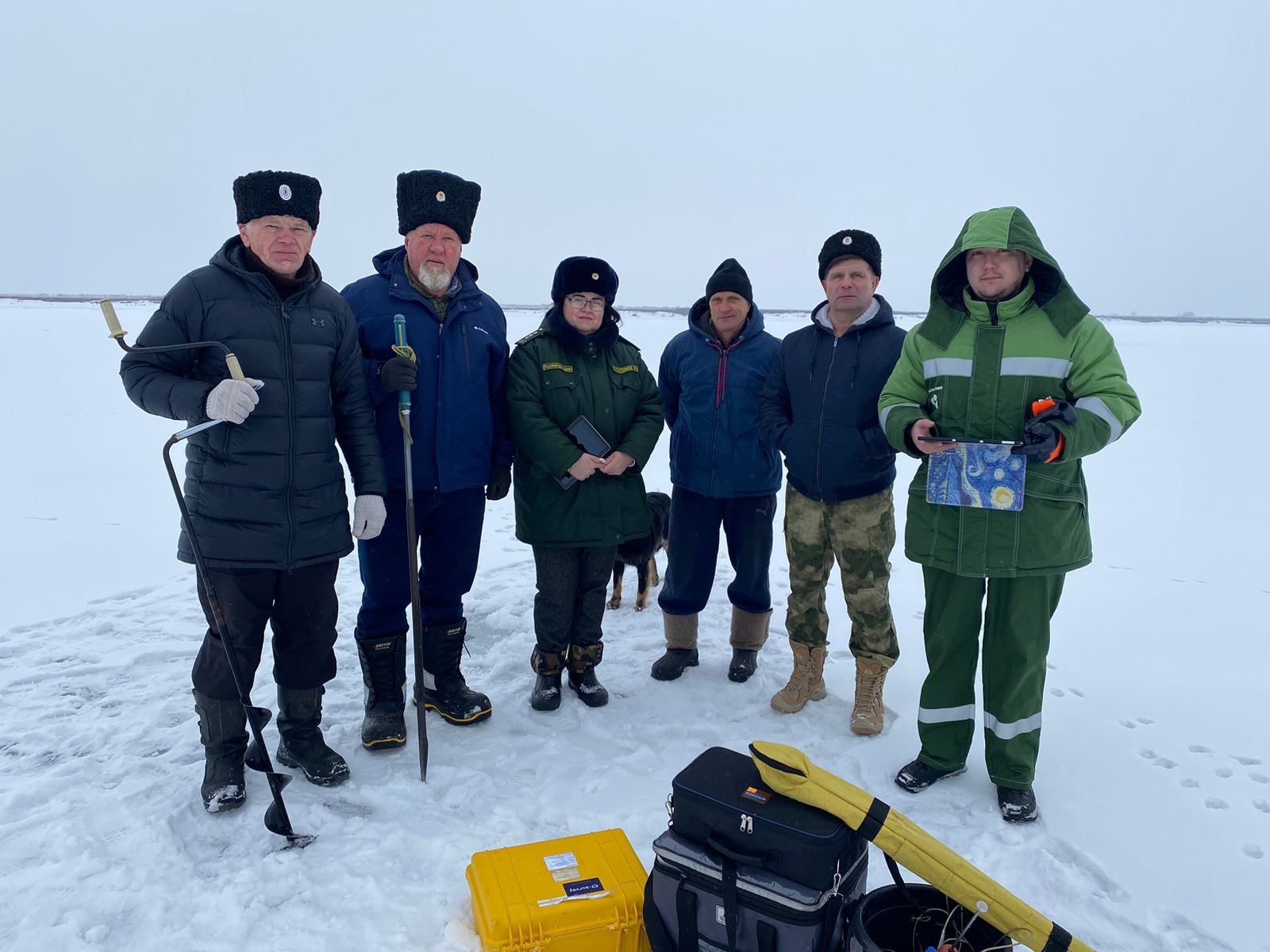 Управлением Росприроднадзора совместно с Союзом Казаков был осуществлен выезд по обращению о загрязнении р. Кама 