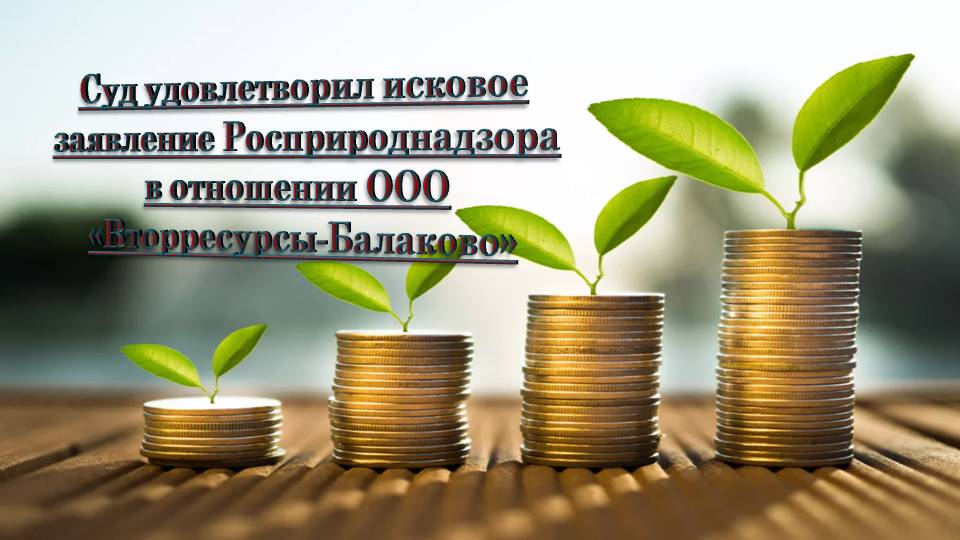 Суд удовлетворил исковое заявление Росприроднадзора в отношении ООО  «Вторресурсы-Балаково»