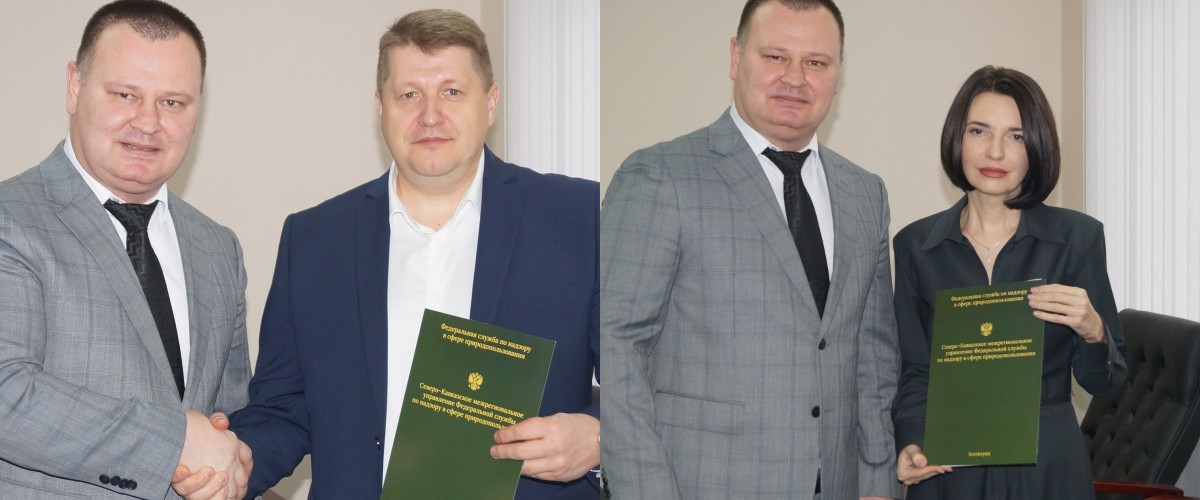 Руководитель Северо-Кавказского межрегионального управления Росприроднадзора встретился с исполнительным директором ООО «Еврохим Северный Кавказ» Алексеем Гавриловым и генеральным директором ООО «Гвардия» Анной Шаховой 