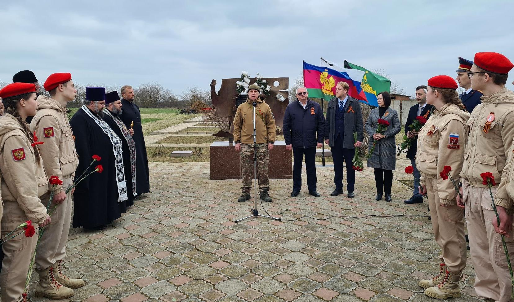 В Абинске захоронили останки 29 бойцов Красной Армии