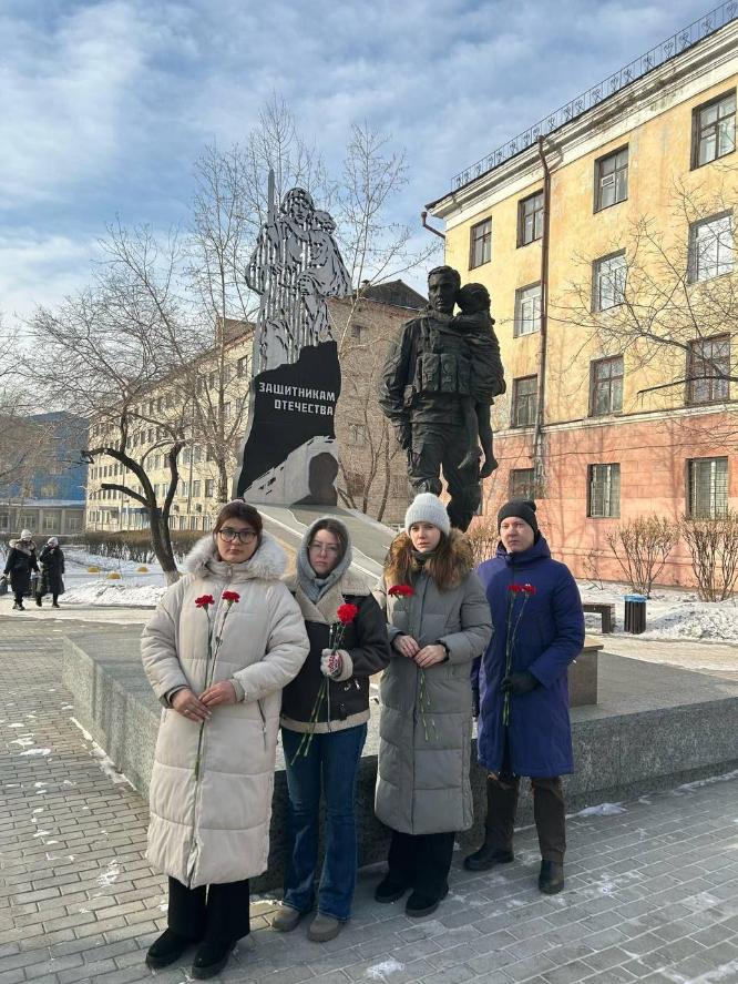 Сотрудники Забайкальского Росприроднадзора  посетили Мемориал Героям специальной военной операции