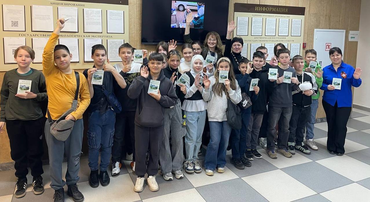 Волжско-Камское управление Росприроднадзора провело экскурсию для участников «Движения первых»