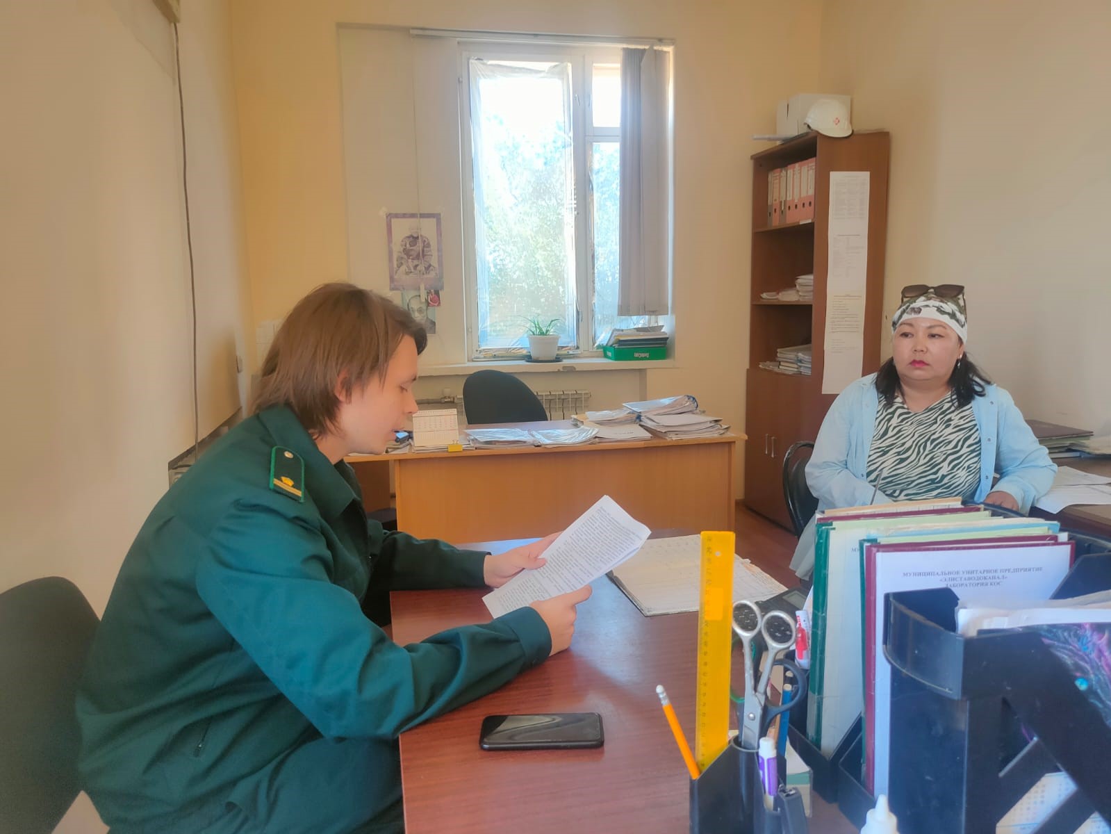  Росприроднадзор провел профилактический визит в отношении МУП «Элиставодоканал»