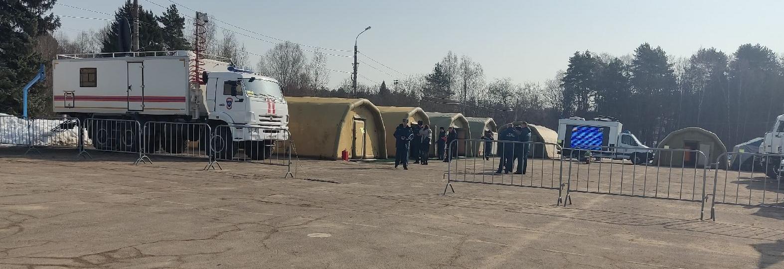 Командно-штабные учения по отработке вопросов обеспечения безаварийного пропуска паводков