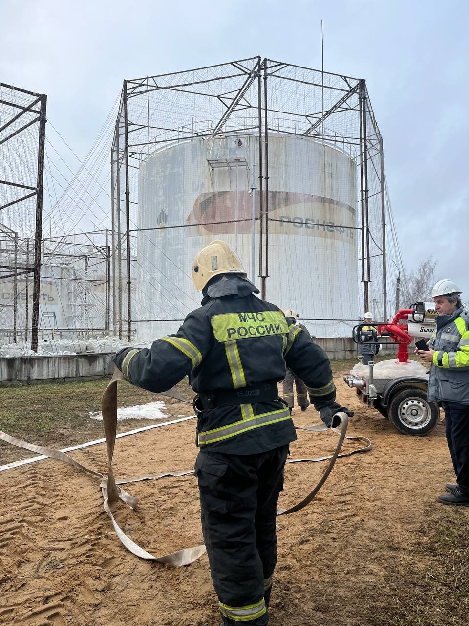 Верхне-Волжское управление проверило готовность объекта «Тверская нефтебаза» к ликвидации ЧС