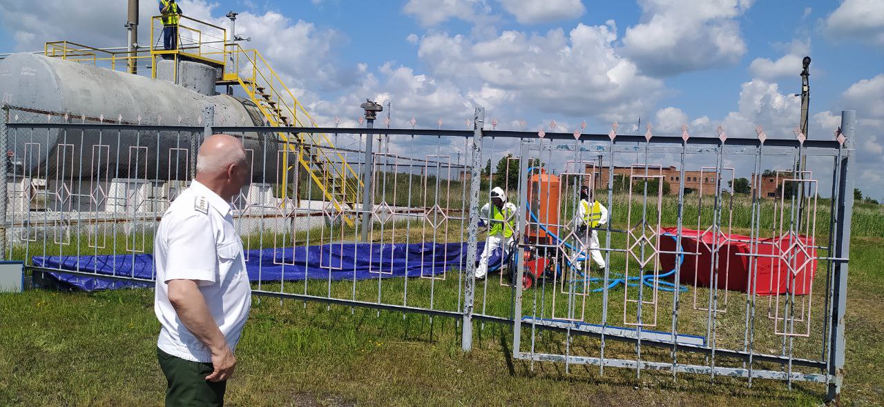 Сибирское управление Росприроднадзора приняло участие в комплексном учении по ликвидации разлива нефти и нефтепродуктов