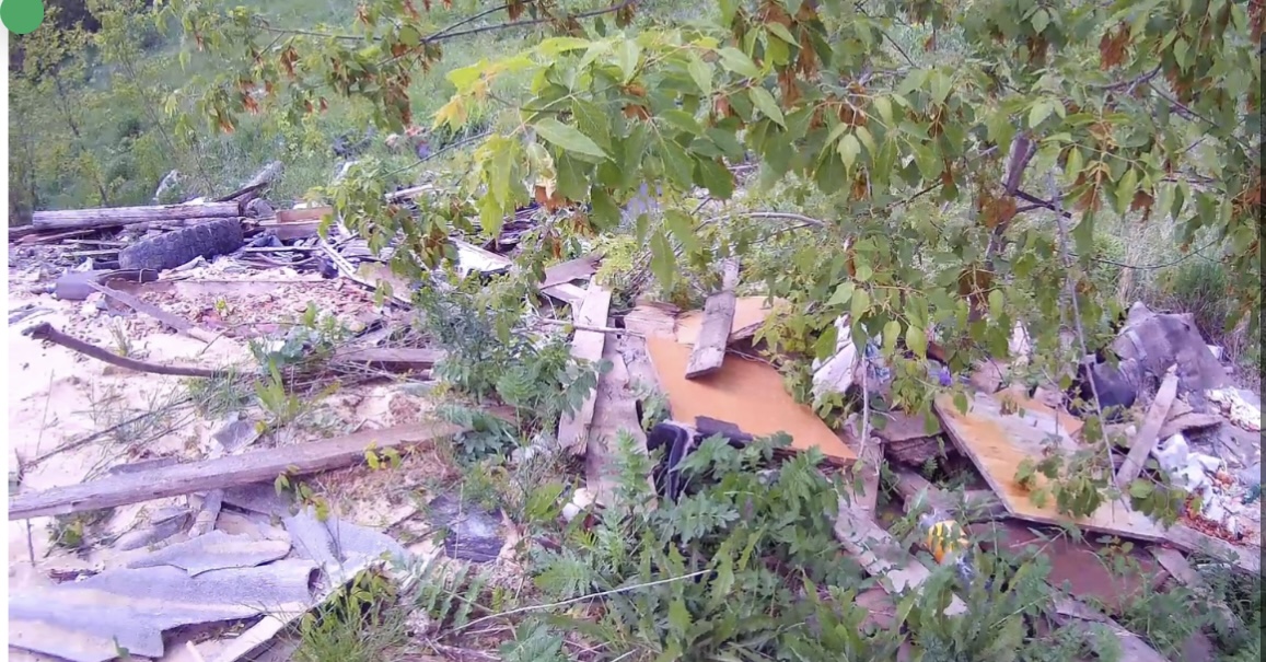 В ходе выездного обследования территории вблизи гаражного кооператива «Пример» в г. Орёл обнаружены нарушения