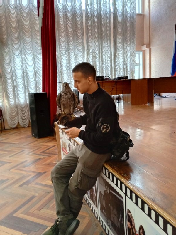 Для пензенских школьников организовали знакомство с хищными птицами 