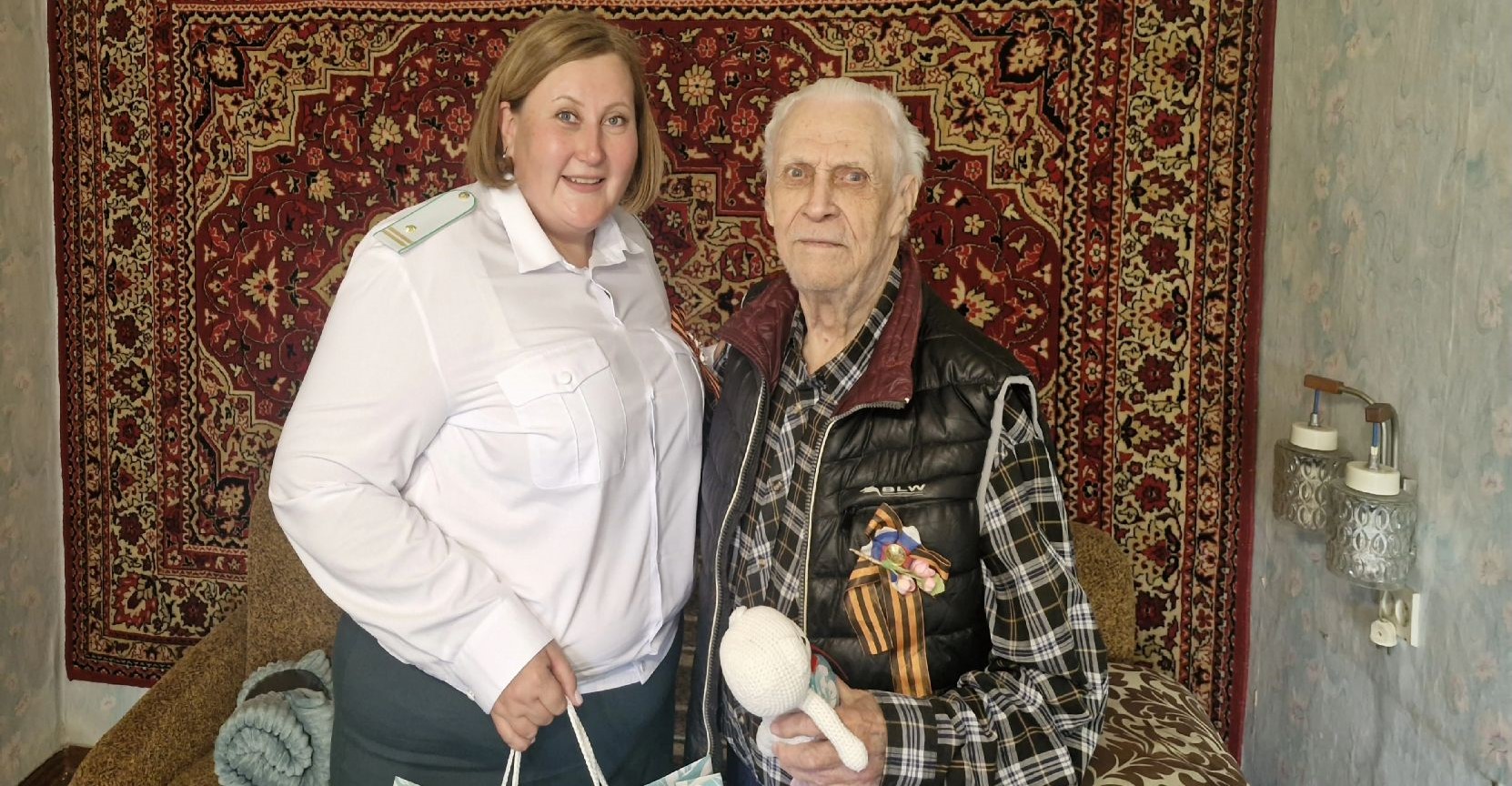 Ветеранов Великой Отечественной войны поздравили с Днем Победы в Алтайском крае