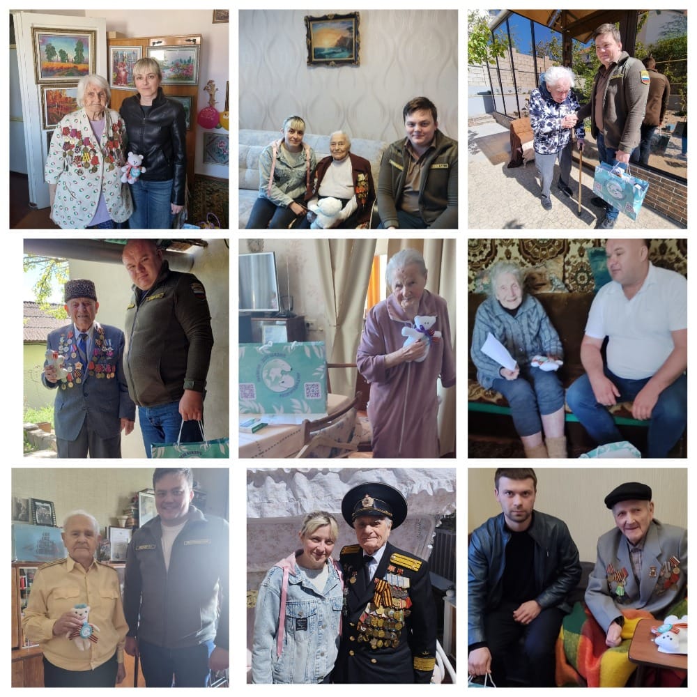 Сотрудники Южного управления Росприроднадзора навестили ветеранов Великой Отечественной войны Крымского полуострова