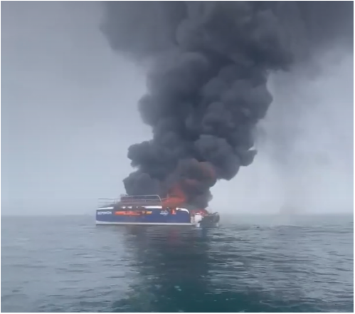 Вред в результате затопления катамарана «Мерлион» 