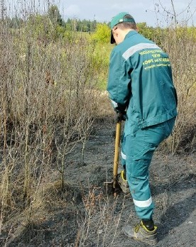 Росприроднадзор обследовал территорию СНТ «Авиатор» по факту загрязнения почвы нефтепродуктами