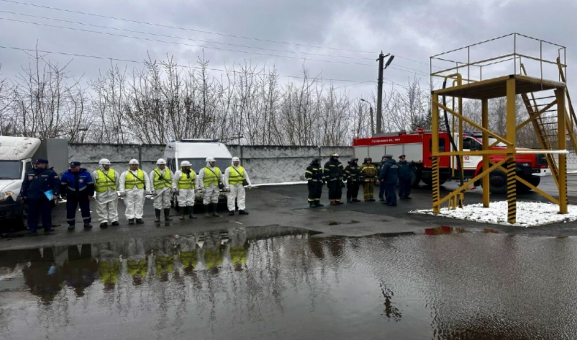 Приокское управление Росприроднадзора приняло участие в комплексных учениях на территории Филиала ООО «Газпром трансгаз Москва» в Брянской области