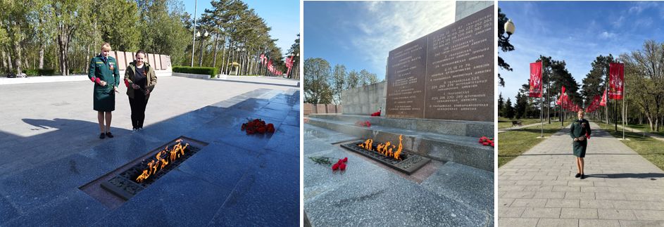В Севастополе сотрудники Черноморо-Азовского морского управления Росприроднадзора посетили мемориальный комплекс «Сапун-Гора» и Диораму «Штурм Сапун-горы 7 мая 1944 года»