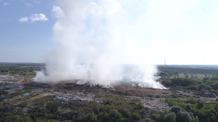 Инспекторы Росприроднадзора проверили горевший полигон ТКО в Республике Марий Эл