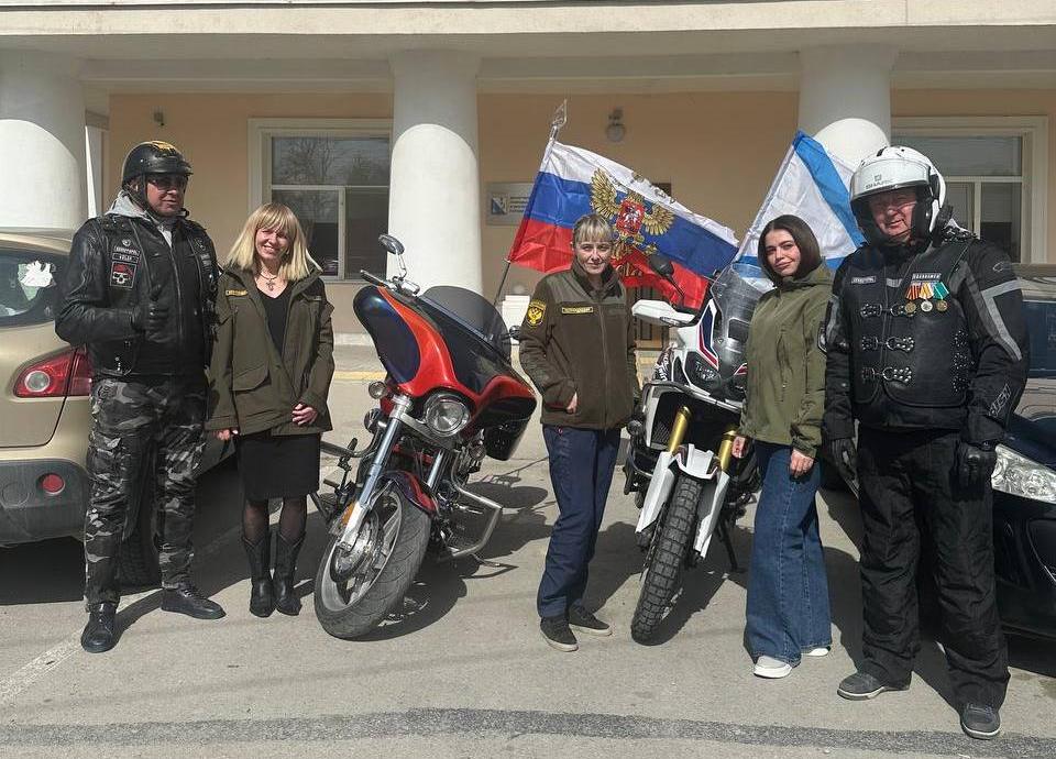 Сотрудники Управления приняли участие в мотопробеге, посвященном 12-й годовщине воссоединения Крыма с Россией