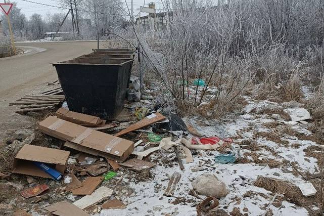 Закон не допускает захламление территории у контейнерной площадки — Верхне-Волжское управление Росприроднадзора выявило нарушения в Костроме