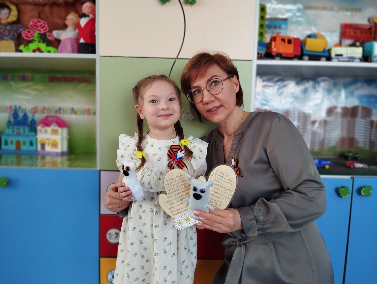 Воспитанники детского сада из Красноярского края присоединились к акции «Игрушка Ветерану»