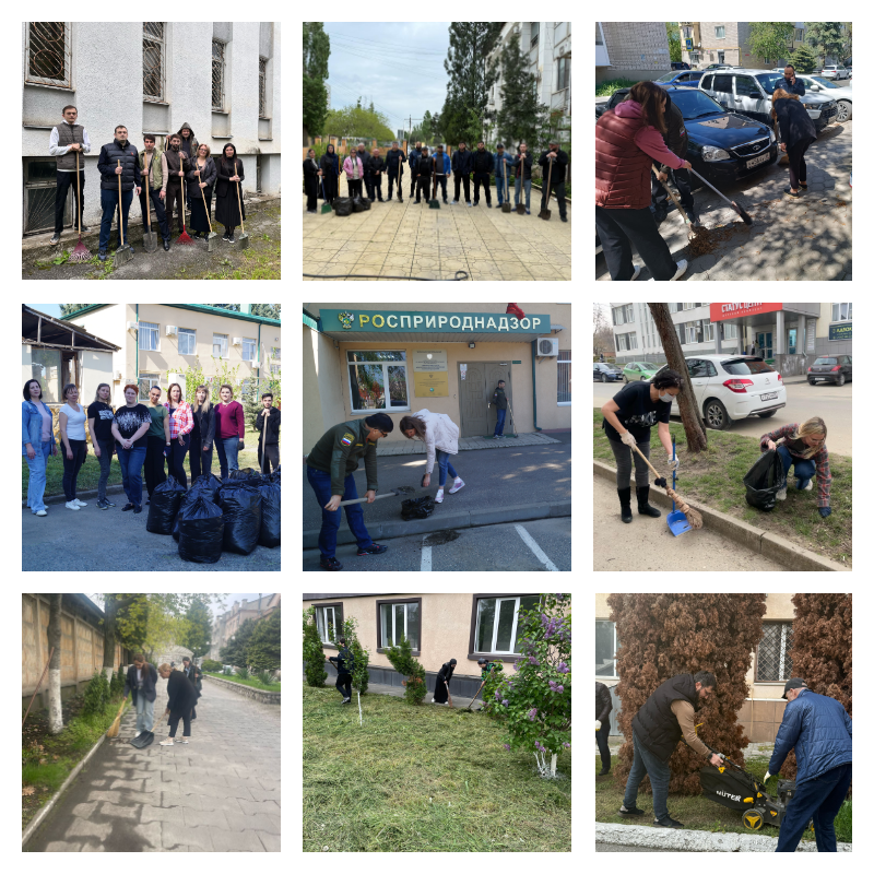 Сотрудники Северо-Кавказского управления Росприроднадзора встретили 1 мая Праздник Весны и Труда ударным трудом