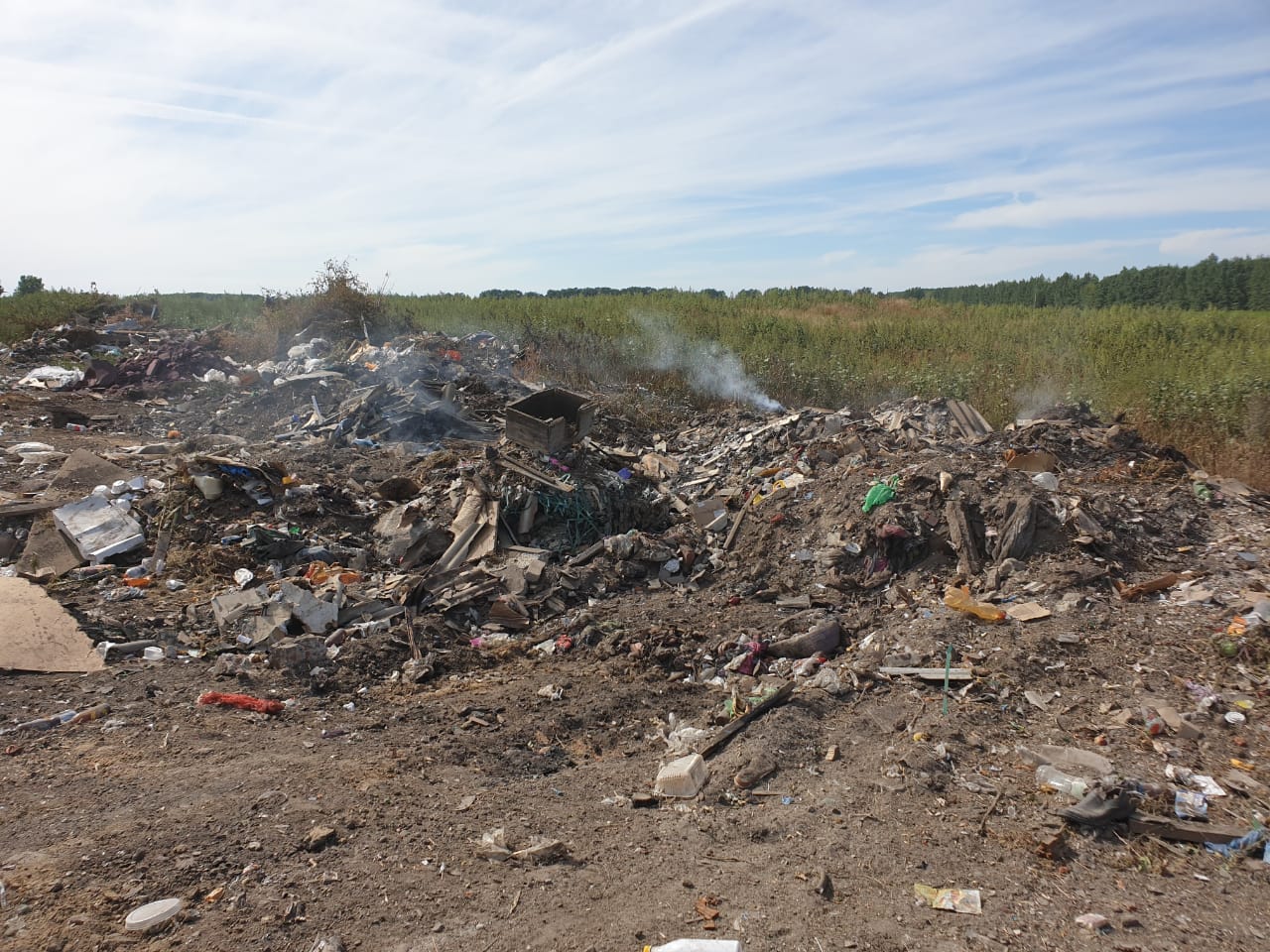 Росприроднадзор оперативно отреагировал на сообщение о горящей свалке в Воронежской области