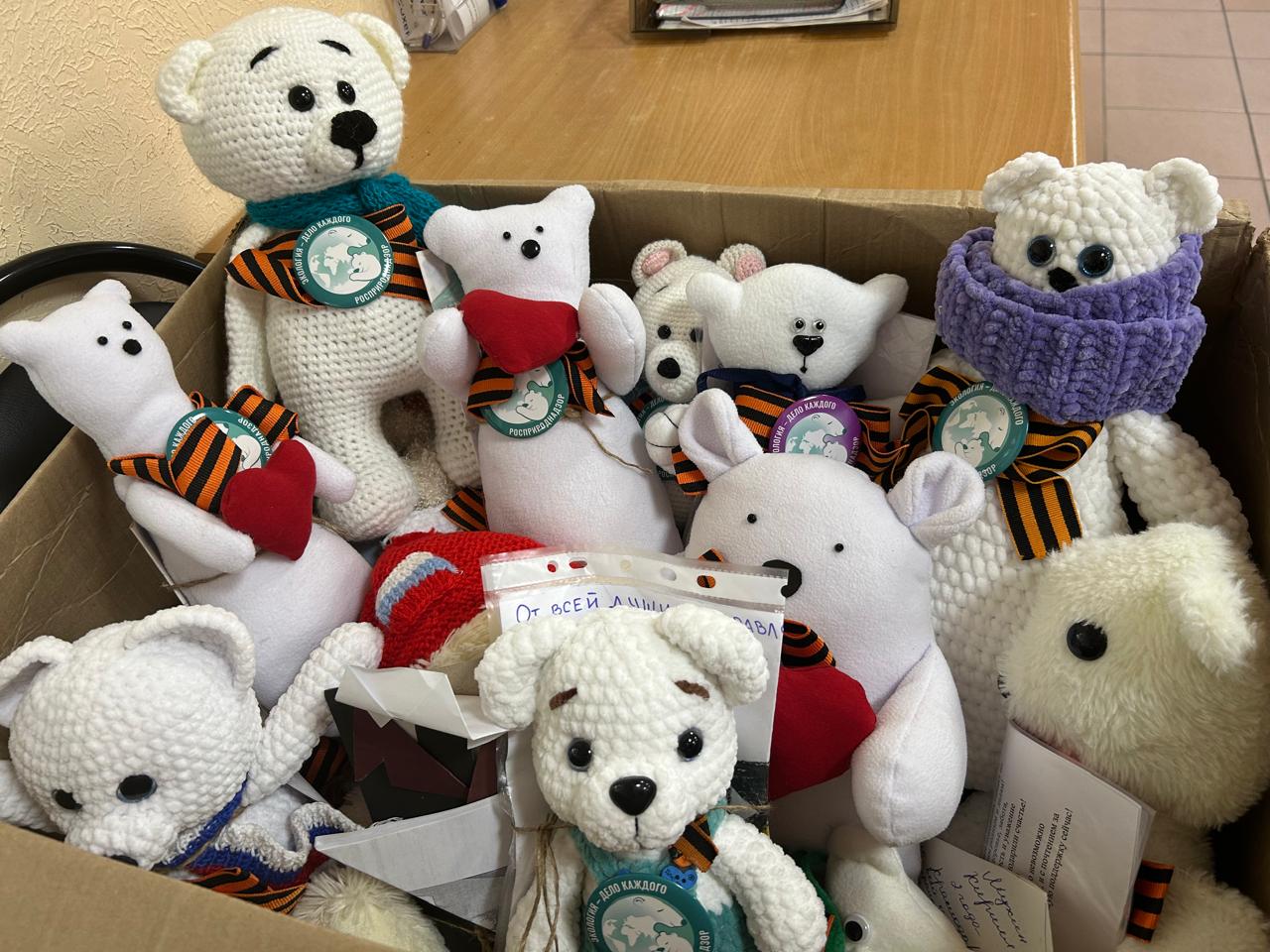 Сотрудники Балтийско-Арктического межрегионального управления Росприроднадзора приняли участие во Всероссийской акции «Игрушка ветерану»