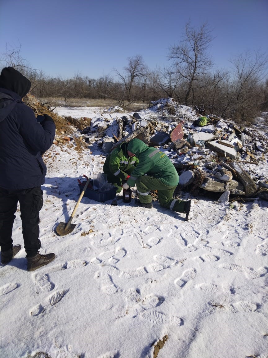 Росприроднадзором принимаются меры по факту сброса отходов на территории СНТ «Луч» в Городищенском районе Волгоградской области