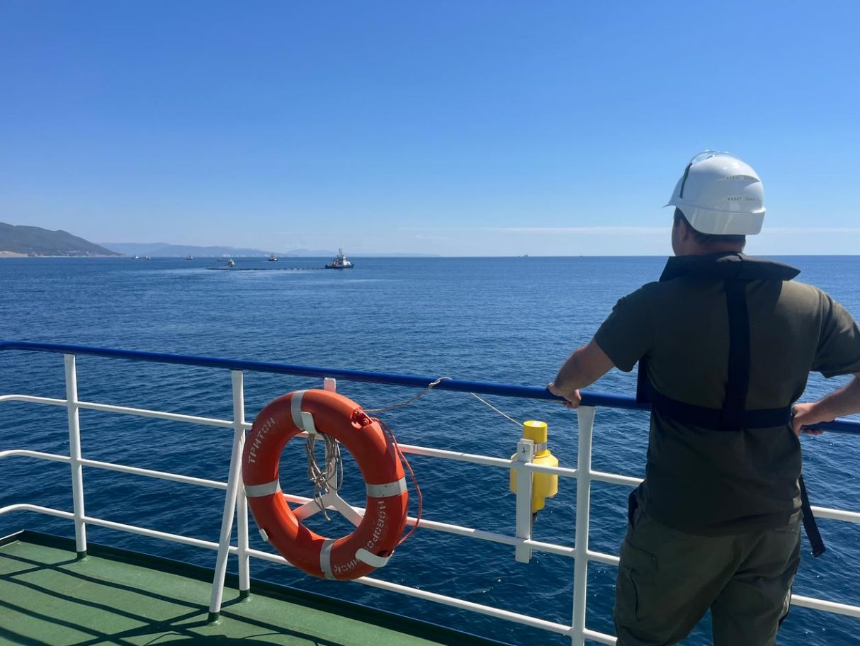 Специалисты Росприроднадзора приняли участие в тренировочных учениях по ликвидации аварийных разливов нефтепродуктов в морском порту Новороссийск