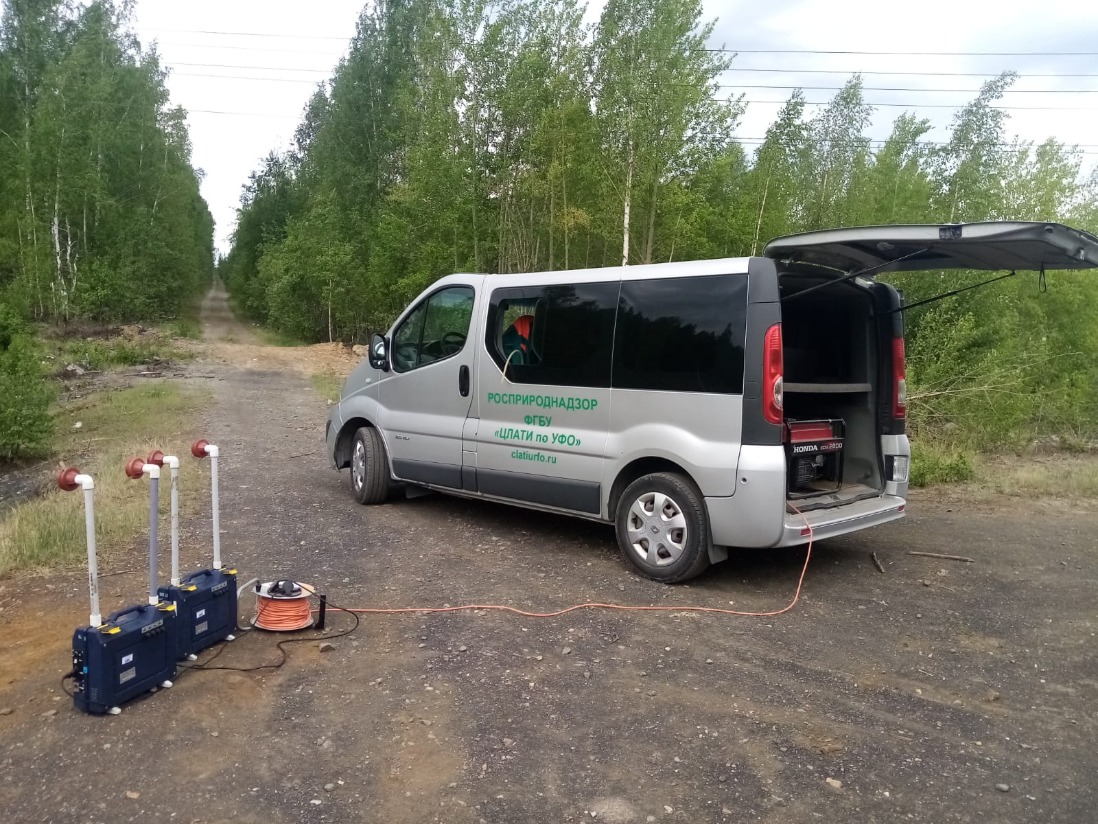 В г. Красноуральске проведены выездные обследования с отбором проб атмосферного воздуха