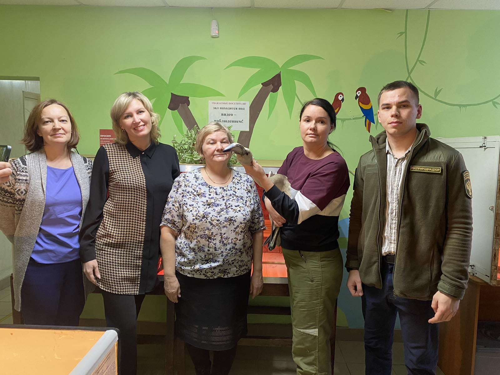 В Удмуртии сотрудники Росприроднадзора приняли участие в спасении розового фламинго 