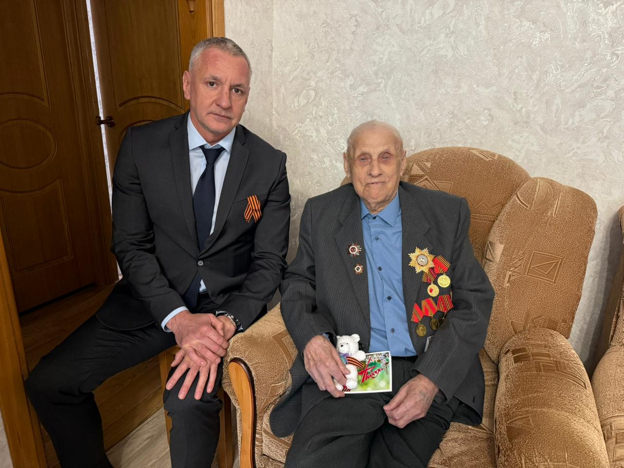 Ветераны Великой Отечественной войны в Мордовии принимают поздравления от сотрудников Росприроднадзора