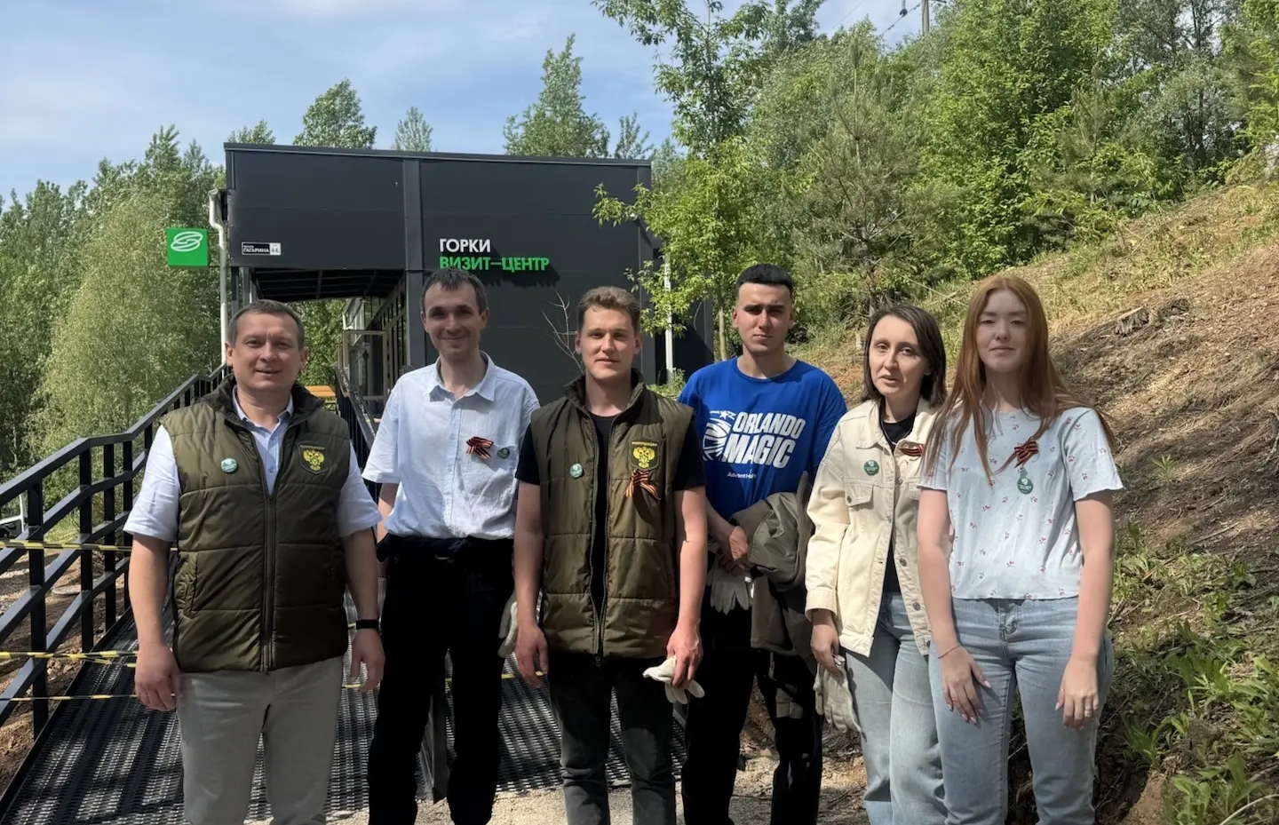 В поддержку акции «Сад памяти» сотрудники Росприроднадзора в Перми высадили саженцы сосны