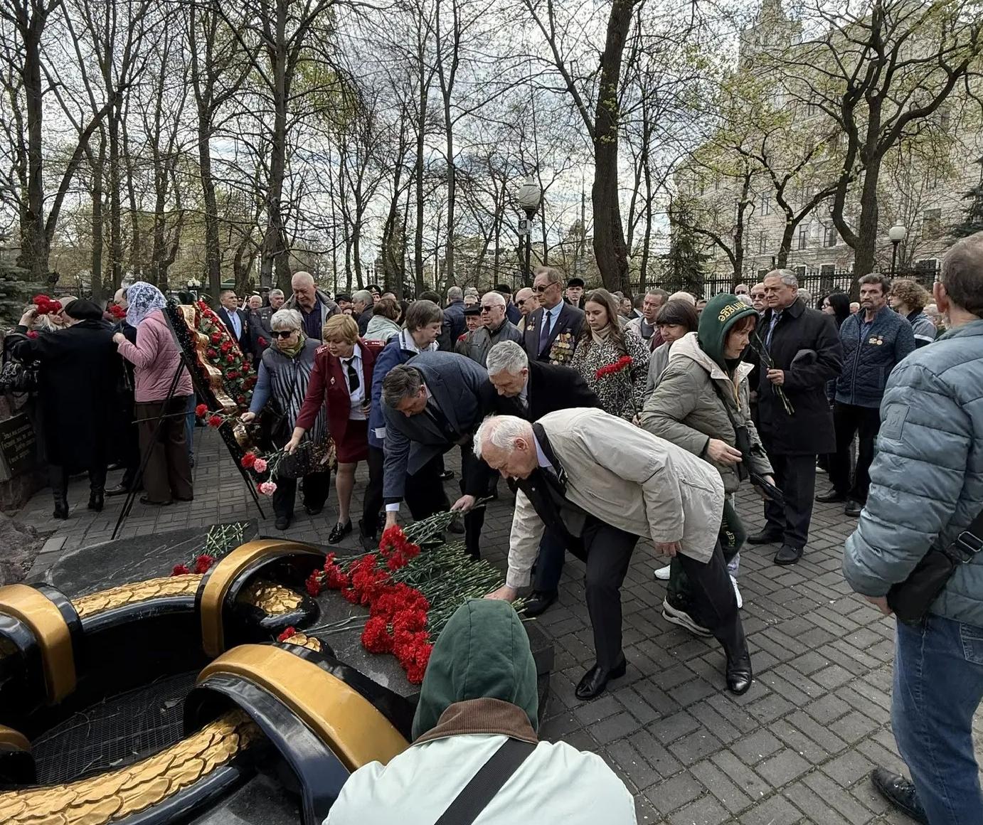 Центрально-Чернозёмное управление Росприроднадзора приняло участие в памятных мероприятиях, посвященных Дню участников ликвидации последствий радиационных аварий и катастроф и памяти жертв этих аварий и катастроф