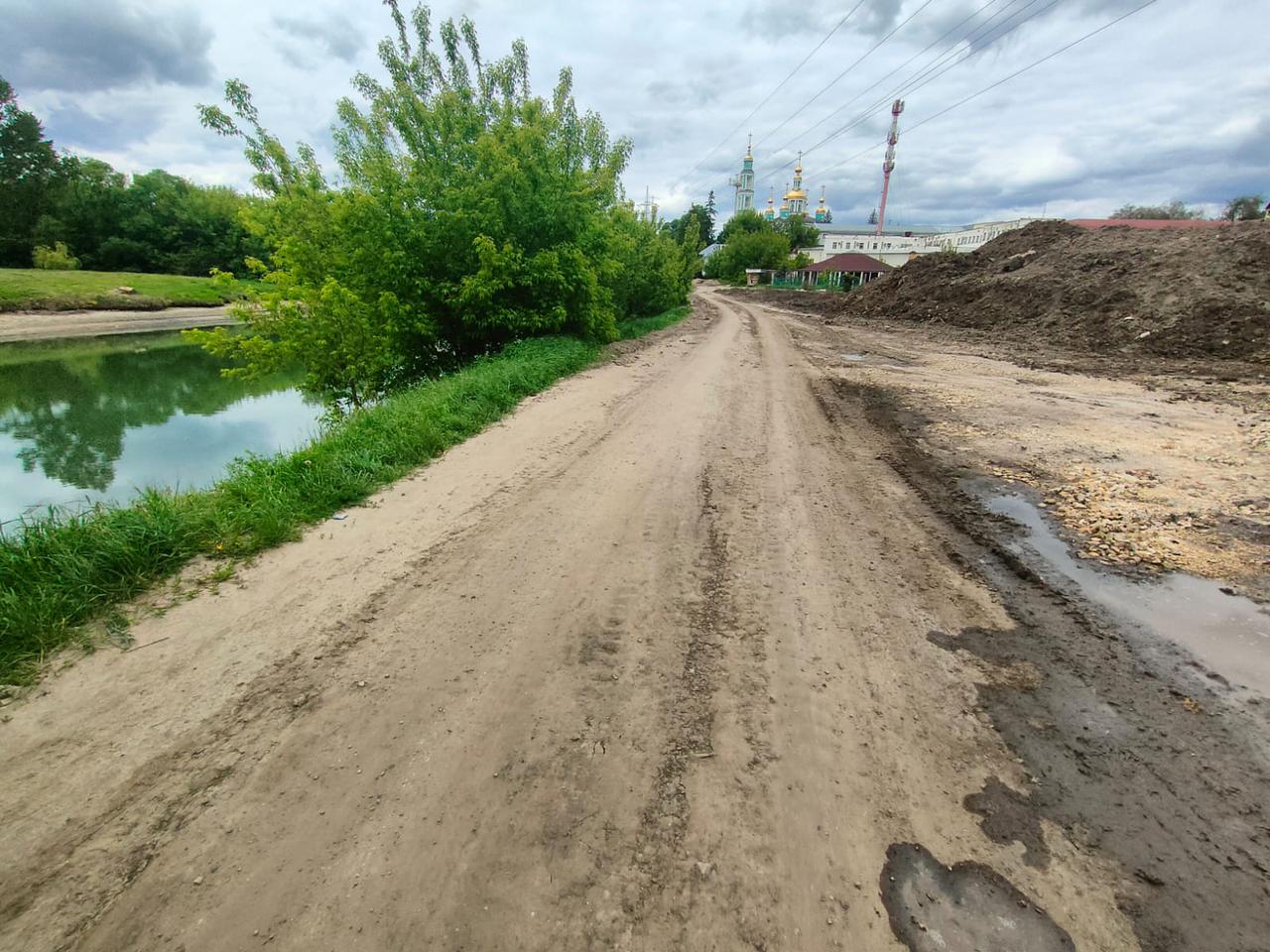 Росприроднадзор направил предостережение ООО «РКС-Тамбов» по факту размещения размываемых грунтов в прибрежной защитной полосе р. Цна