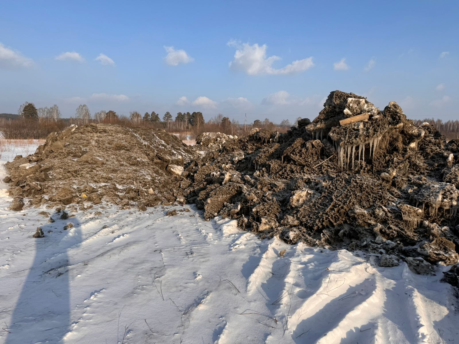 Росприроднадзор обнаружил снегосвалки в Миасском городском округе