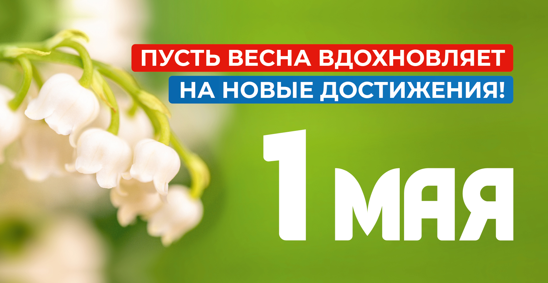 С праздником Весны и Труда!