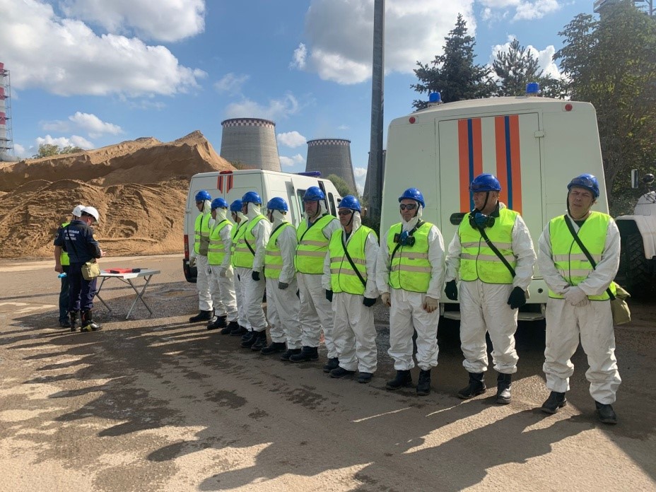 Сотрудник Межрегионального управления Росприроднадзора по г. Москве  и Калужской области в составе комиссии приняли участие в комплексных учениях