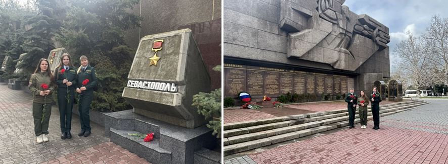 В Севастополе в рамках мероприятий, проводимых в честь празднования Дня защитника Отечества сотрудники Черноморо-Азовского морского управления Росприроднадзора присоединились к Всероссийской акции «Нашим Героям»