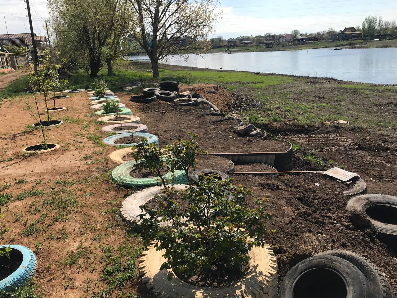 В Астраханский области Росприроднадзор привлек к ответственности гражданина за использование автопокрышек в качестве укрепления береговой линии 