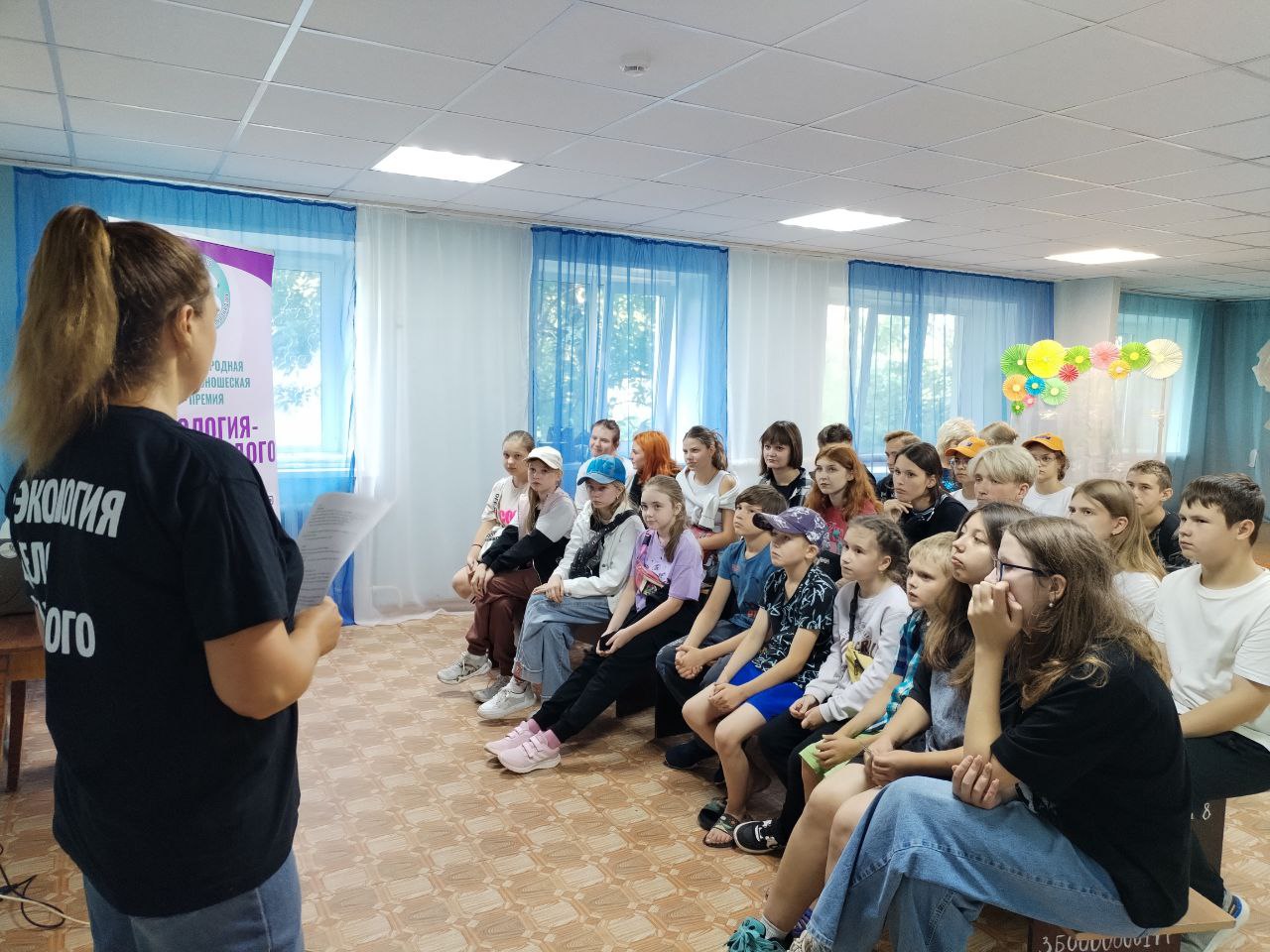 Инспекторы Росприроднадзора рассказали юным нижегородцам о водных богатствах региона и пригласили к участию в Премии «Экология – дело каждого» 