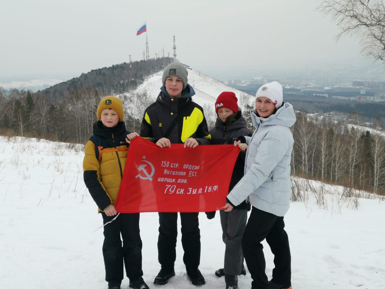 Сотрудники Енисейского Управления Росприроднадзора провели памятное мероприятие в честь 80 годовщины Победы в Великой Отечественной войне