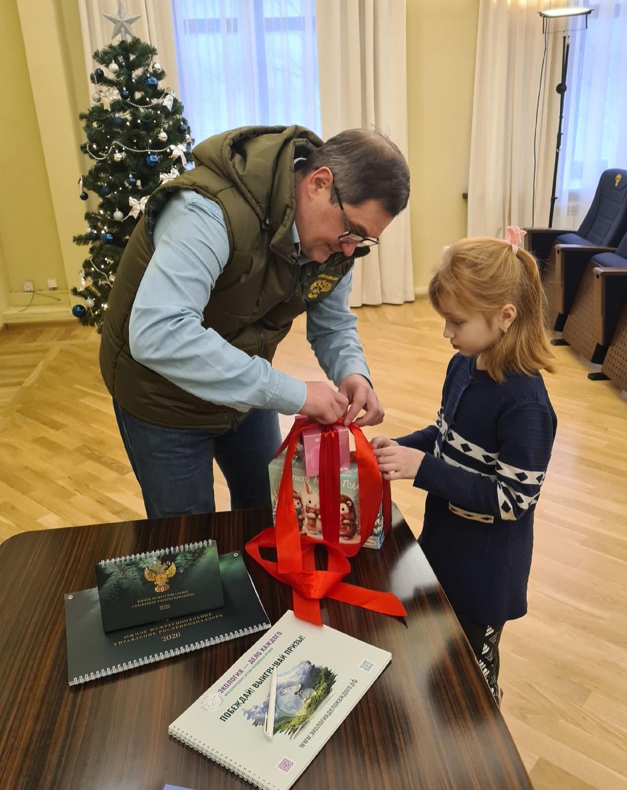 В Южном управлении Росприроднадзора исполнили мечту Дарьи из Краснодара