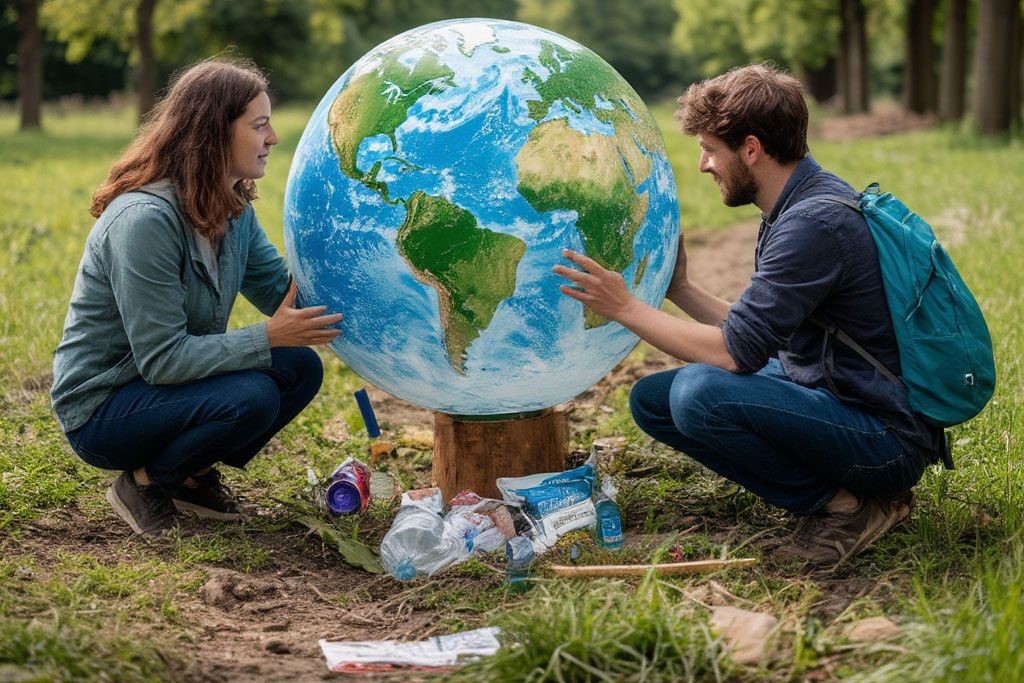 «Сделай шаг к спасению планеты» - экологическую акцию с таким названием организовал общественный инспектор в области охраны окружающей среды в Алтайском крае