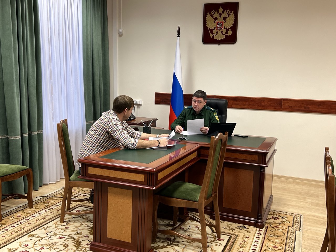 Руководитель Сибирского межрегионального управления Росприроднадзора Михаил Маркин провёл в Новосибирске личный прием граждан в приёмной Президента Российской Федерации  