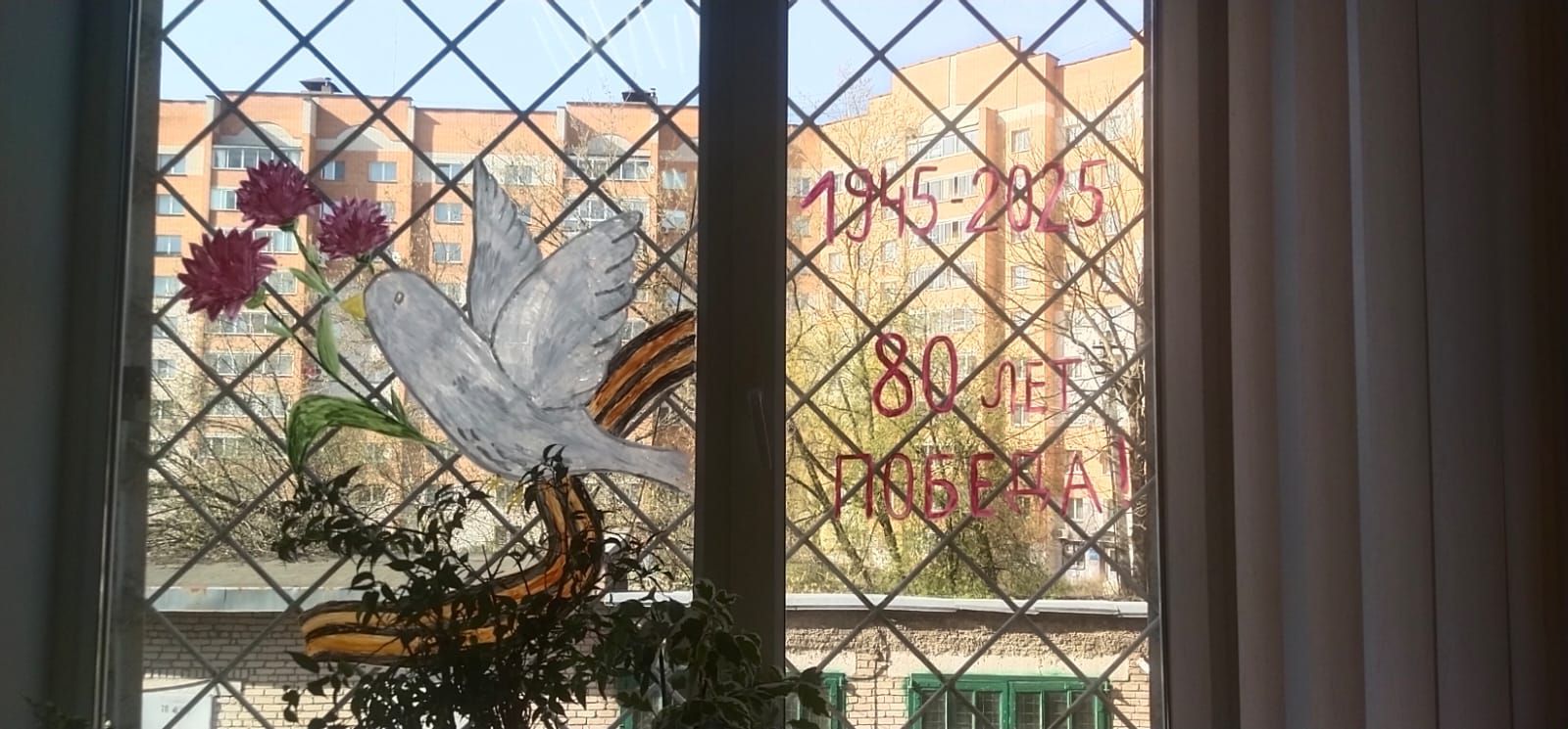 Сотрудники Межрегионального управления Росприроднадзора по Московской и Смоленской областям также  не остались с стороне от этой доброй традиции и украсили свои окна, приняв участие в Всероссийской акции «Окна Победы»