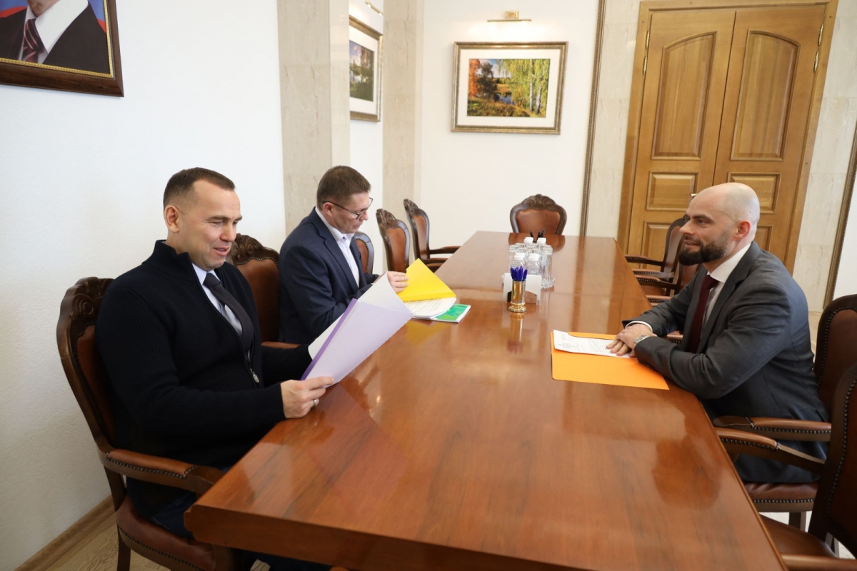 Руководитель Уральского Росприроднадзора встретился с Губернатором Курганской области 