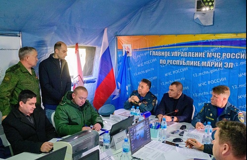 Волжско-Камское межрегиональное Управление приняло участие в  плановых командно-штабных учениях по предупреждению и ликвидации последствий возможных чрезвычайных ситуаций