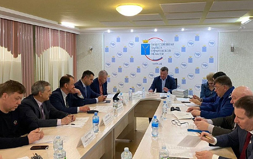 Олег Медведев принял участие в заседании Общественной палаты Саратовской области 