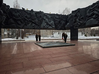 Новокузнецкий отдел Южно-Сибирского управления Росприроднадзора посетил Мемориальный комплекс «Бульвар Героев»