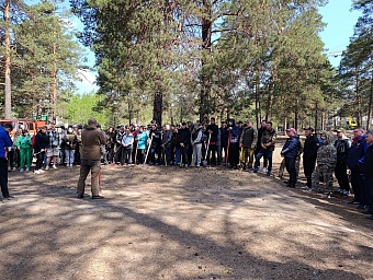 Сотрудники Забайкальского Росприроднадзора прошли обучение по тушению лесных пожаров